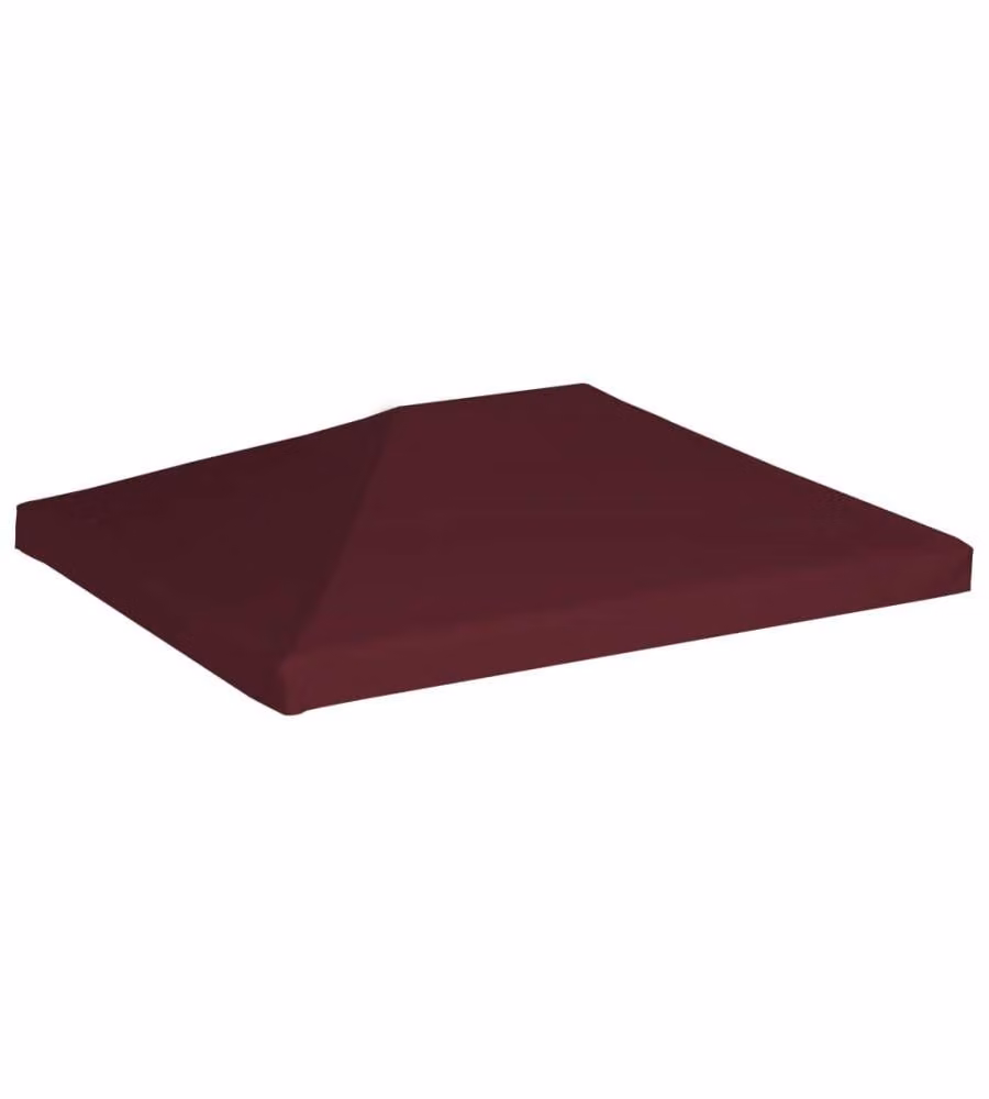 Copertura Superiore per Gazebo 310g/m² 3x4m Bordeaux