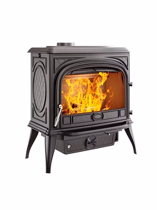 Stufa a legna a libera installazione OUTINFIRE SPHINX S6 ECO colore nero – 2