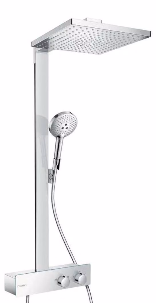 Sistema doccia Raindance E 300, 1 getto, tecnologia EcoSmart (9 litri/min), cromato