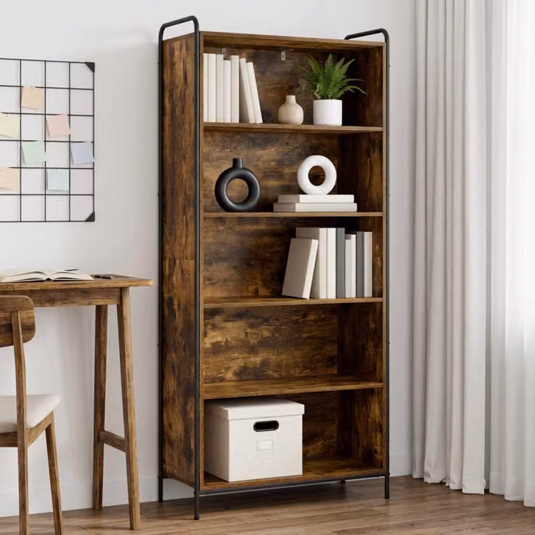 vidaXL Armadio per Libri 55,5 x 33 x 174 cm Legno ingegnerizzato