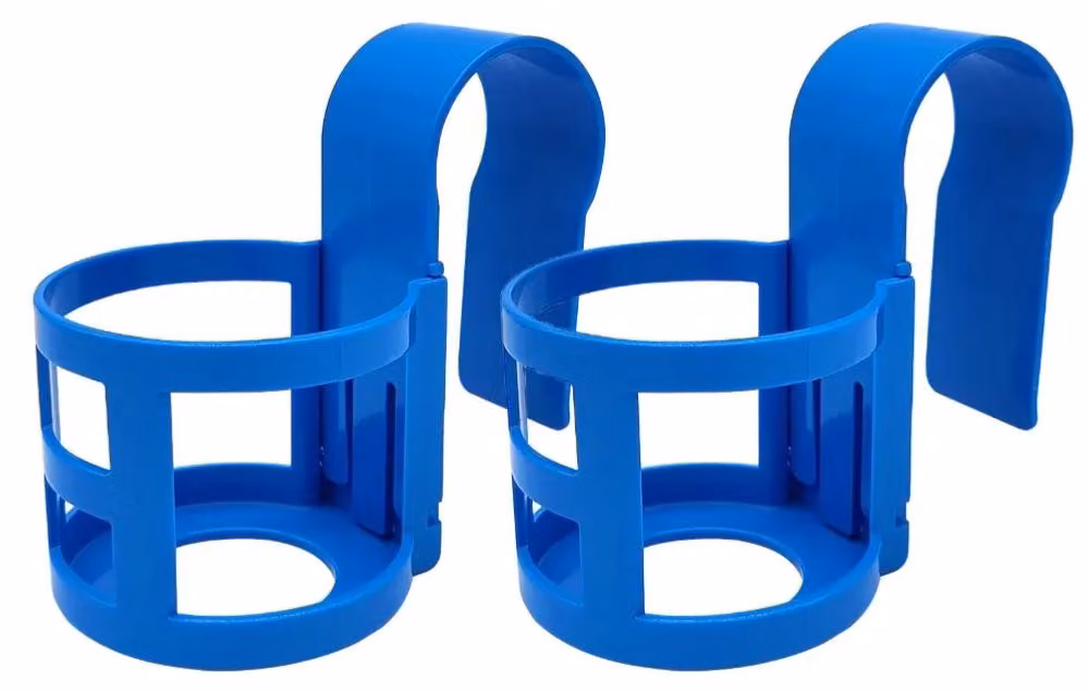 Portabicchieri per piscina, realizzati in plastica resistente, facili da installare, confezione da 2 pezzi
