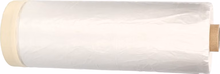 Pellicola di mascheratura KOTARBAU® con nastro adesivo 195mm x 33m per lavori di pittura e ristrutturazione
