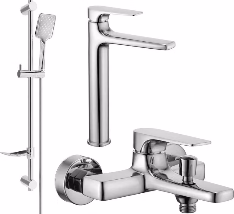Mexen Lynx DF62 set da bagno, cromo - 745913DF62-00