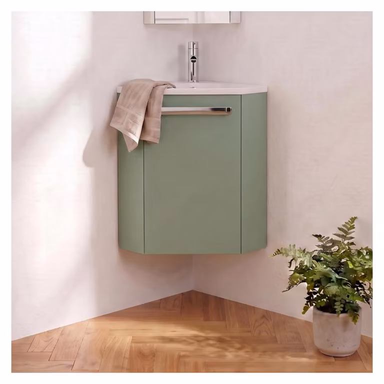 Set lavabo angolare SKINO + rubinetto