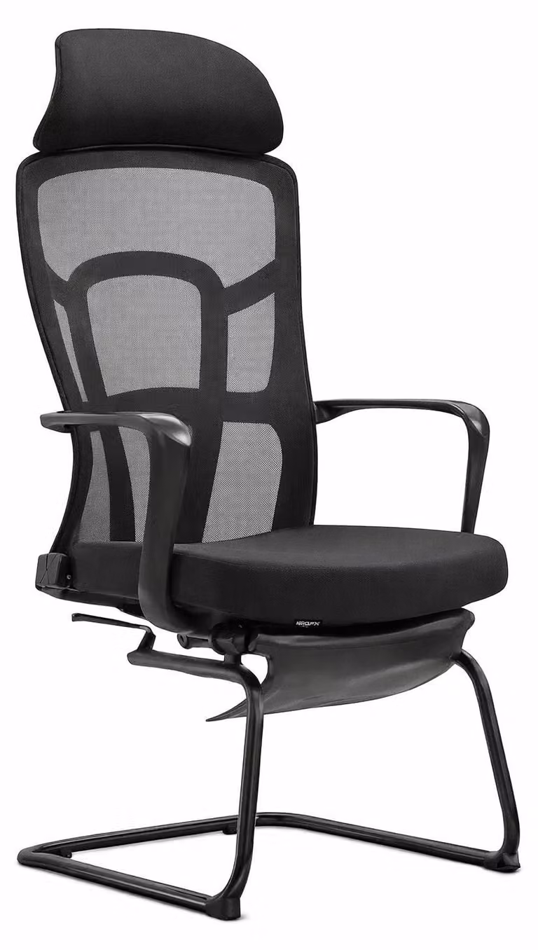 Sedia da ufficio ergonomica con schienale in rete e seduta regolabile