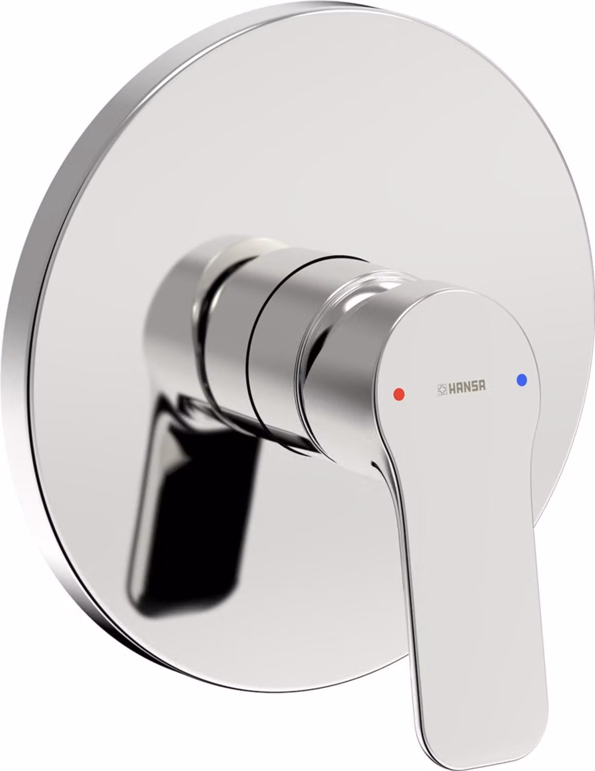 HANSA HANSABASIC Set de finition pour mitigeur de douche, rosace ronde, chrome, 80569003, 80569003
