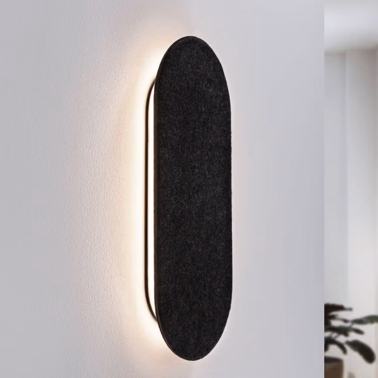 Paulmann Applique da parete a LED Tulga, dimmerabile, Soggiorno / Sala da pranzo, Tessuto / Stoffa / Seta, Moderno, Applique a LED