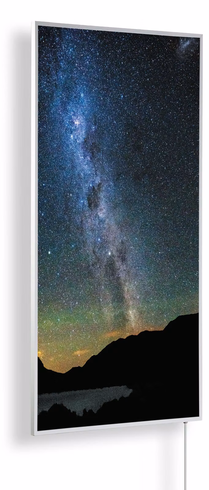 Riscaldatore a infrarossi KÖNIGHAUS Panorama 1200 W - Cielo stellato 1 con termostato intelligente e app