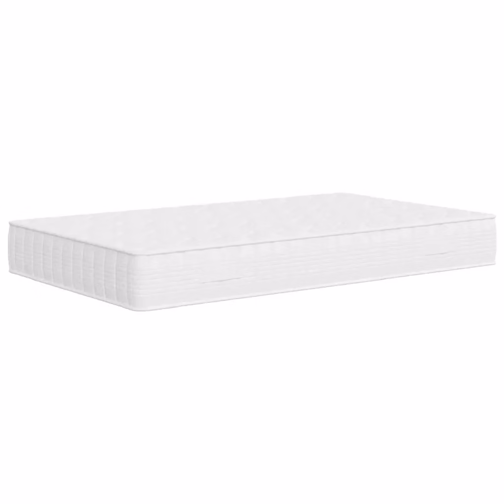 Materasso a molle insacchettate vidaXL bianco e nero, H 25 cm, L 120 cm x P 200 cm