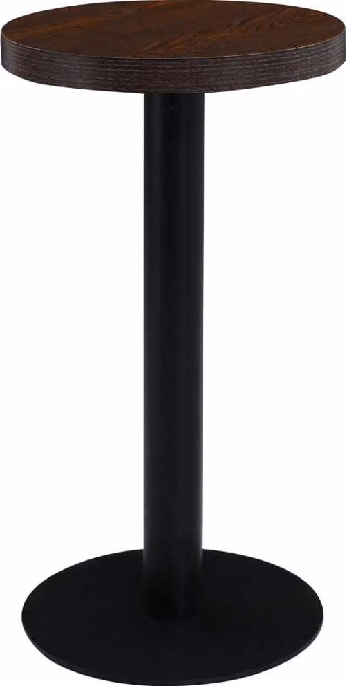 Maison Exclusive - Tavolino da bistrot marrone scuro 40 cm in MDF