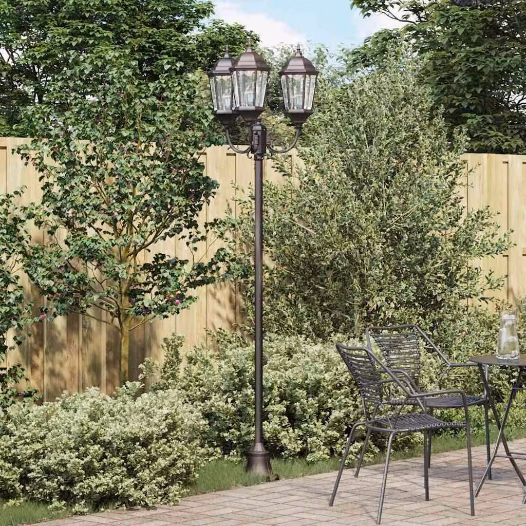 Luce da Giardino Bronzo 57 x 49 x 241 cm Alluminio e vetro