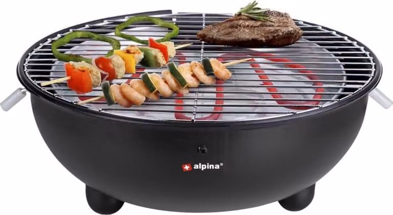 Griglia da tavolo, elettrica, nera