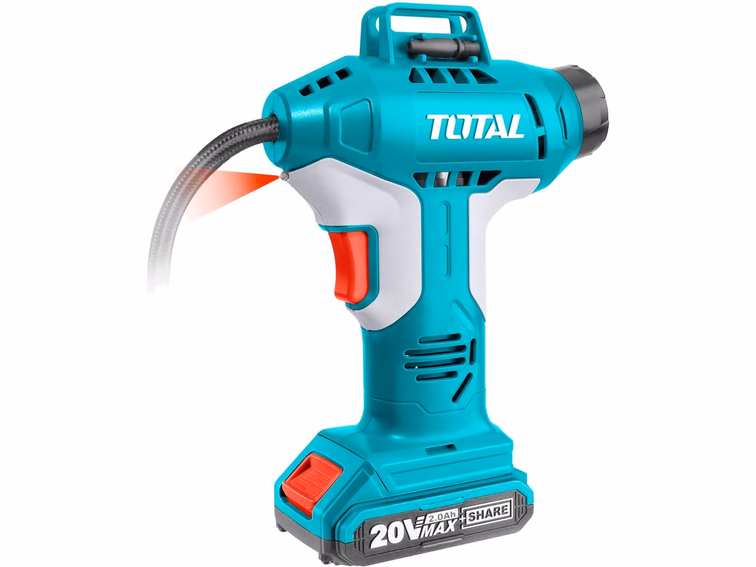 Accu Compressor Total TACLI2001 Accu Compressor, 20V Li-ion, senza batteria e caricatore