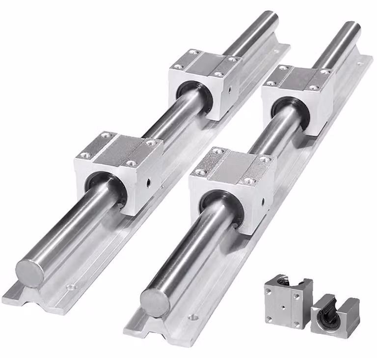 Albero della guida lineare, completamente supportato, 4 cuscinetti a blocco SBR16UU