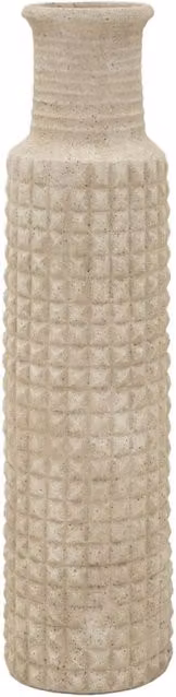 Vaso da esterno Sand Vikasa Home beige L/P/H: 28 x 28 x 110 cm