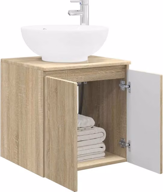 Mobile Lavabo | Armadio Lavabo da Parete Rovere Sonoma 49,5 x 44,5 x 65 cm