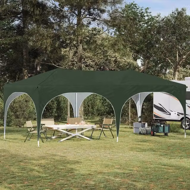 Tenda per feste a pop-up 575 x 288 x 245 cm Verde 42019882
