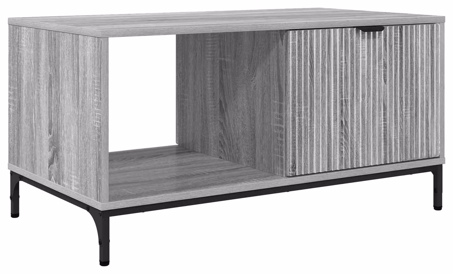 Tavolino da salotto con cassetto Grigio Sonoma 90 x 49 x 46 cm