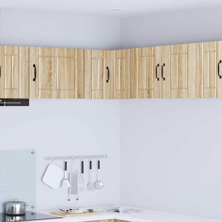 Mobile angolare da parete LUCCA vidaXL Rovere Sonoma marrone L/P/H: 57 x 57 x 40 cm