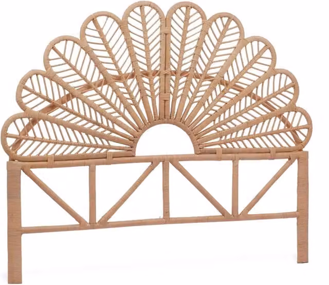 Testiera in rattan naturale