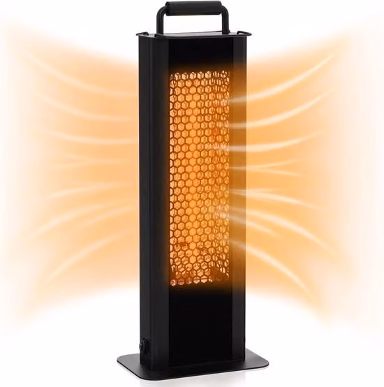 Doppio Saldiorestante Riscaldatore Elettrico - 1200W Impermeabile per Esterno