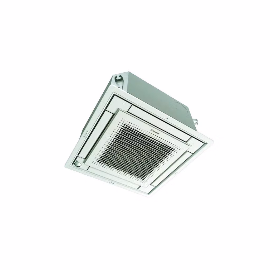 Climatizzatore Condizionatore Daikin a Cassetta Fully Flat 12000 BTU FFA35A9 + RZAG35A R-32 con Comando a Filo e Griglia Inclusi, Colore Bianco e Argento, Classe Energetica A++ – 2