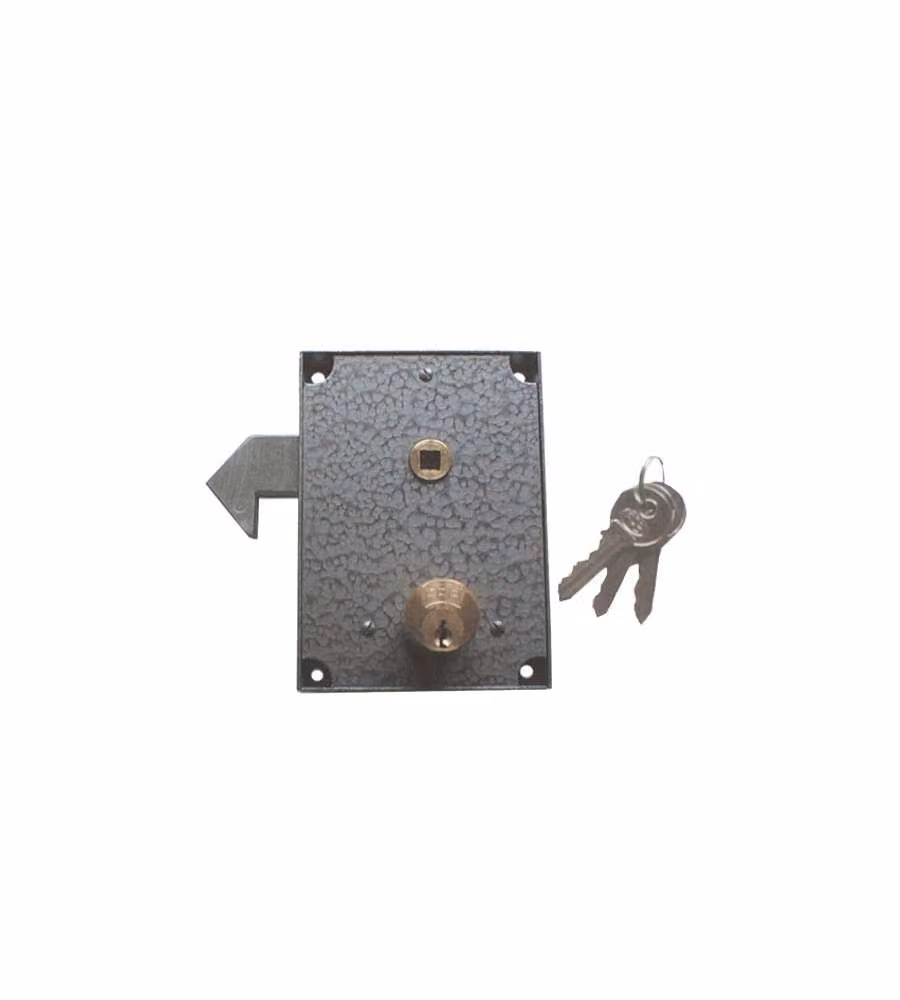 Serratura Cancelli Scorrev.Cilind.Lungo  Sx 50 Fpb