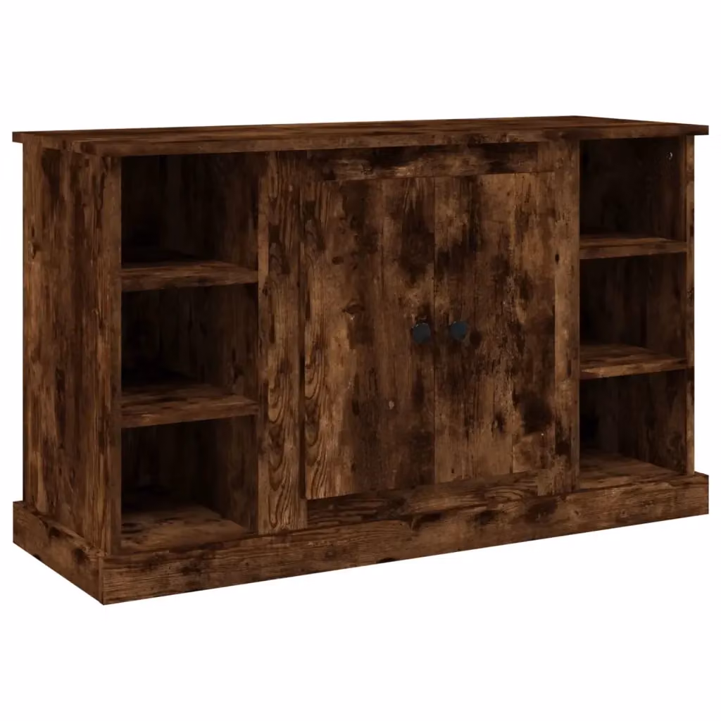 Credenza vidaXL in Rovere Marrone per Sala da Pranza, Appesa a Parete, L 100 x P 35,5 x H 60 cm – 2