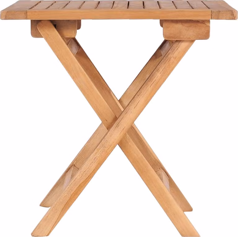 Tavolo da Giardino Pieghevole 45x45x45 cm in Legno di Teak