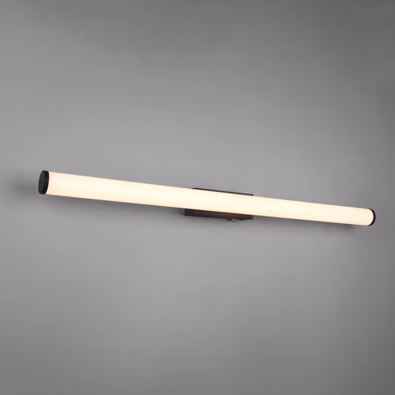 Trio Lighting Applique da parete Mattimo, Nero, Bagno, Metallo, Moderno, Applique