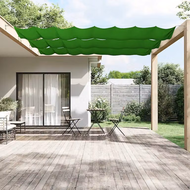 Paravento Verticale vidaXL Verde Chiaro in Poliestere, L/P/H: 1000 x 180 x 1 cm