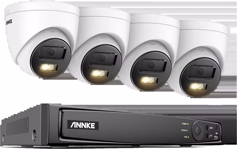 sistema di telecamere di sicurezza 8CH NVR, 12MP Smart Dual Light, rilevamento persone e veicoli, 8CH NVR 4PCS Camera-b, Nessuno