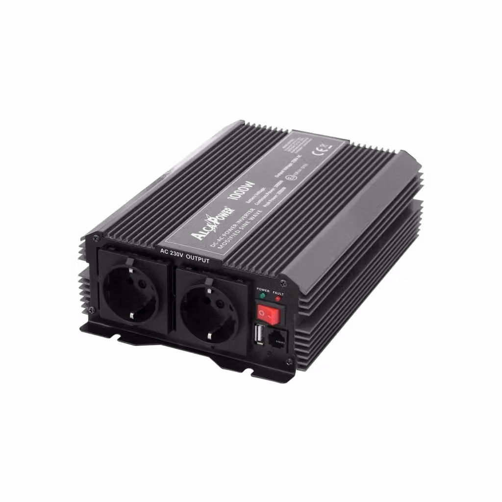 Inverter Alca Power SOFT START IRS1000-24 Nero, Input 24V DC, Output 220V AC, 1000W – 2