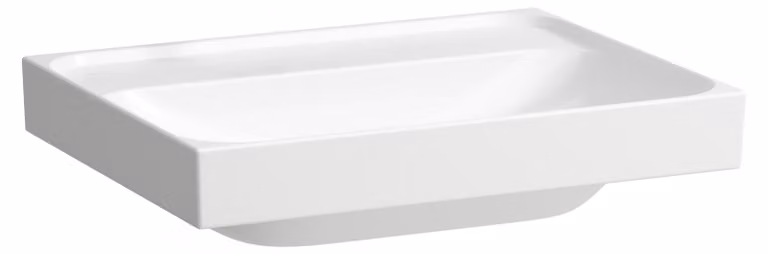 LAUFEN MEDA lavabo, encastrable, 600x460mm, sans trou pour robinet, sans trop-plein, H8101130001121, H8101130001121
