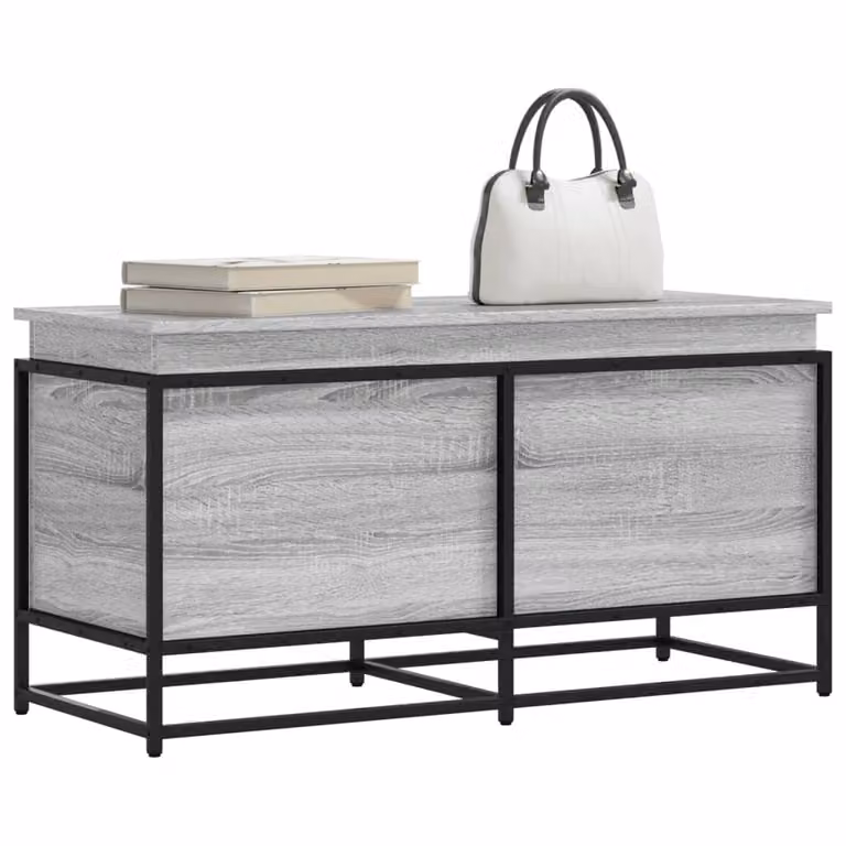Contenitore con coperchio vidaXL Grigio Sonoma L: 100 cm, P: 40 cm, H: 51,5 cm