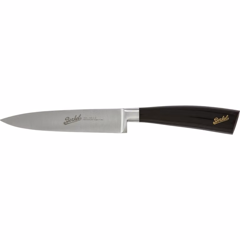 Coltello Cucina cm 16 linea Elegance nero lucido di Berkel