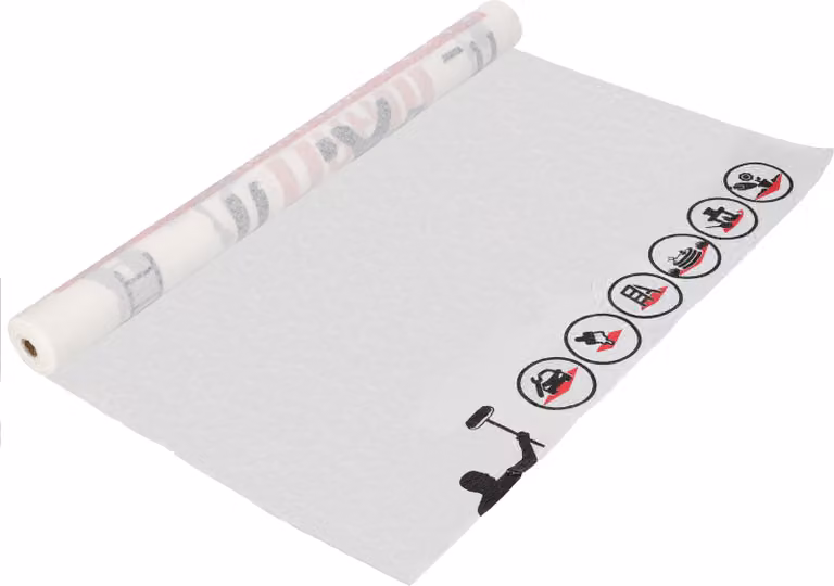 Vello di protezione per pittori in feltro KOTARBAU® bianco 1 x 10 m