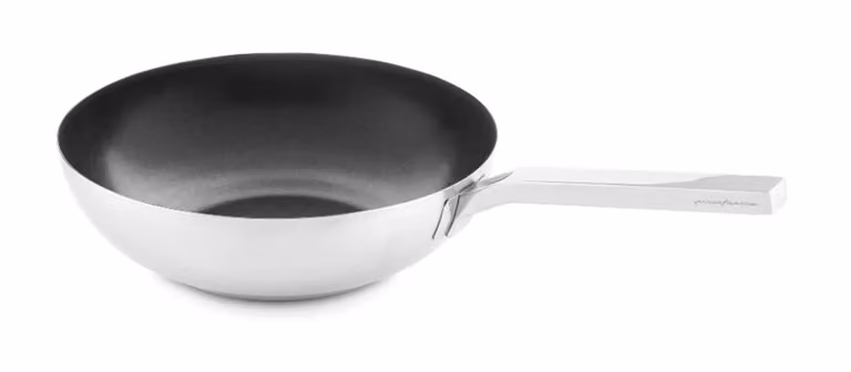 Wok in acciaio inox per induzione linea Stile by Pininfarina, diam. 28cm