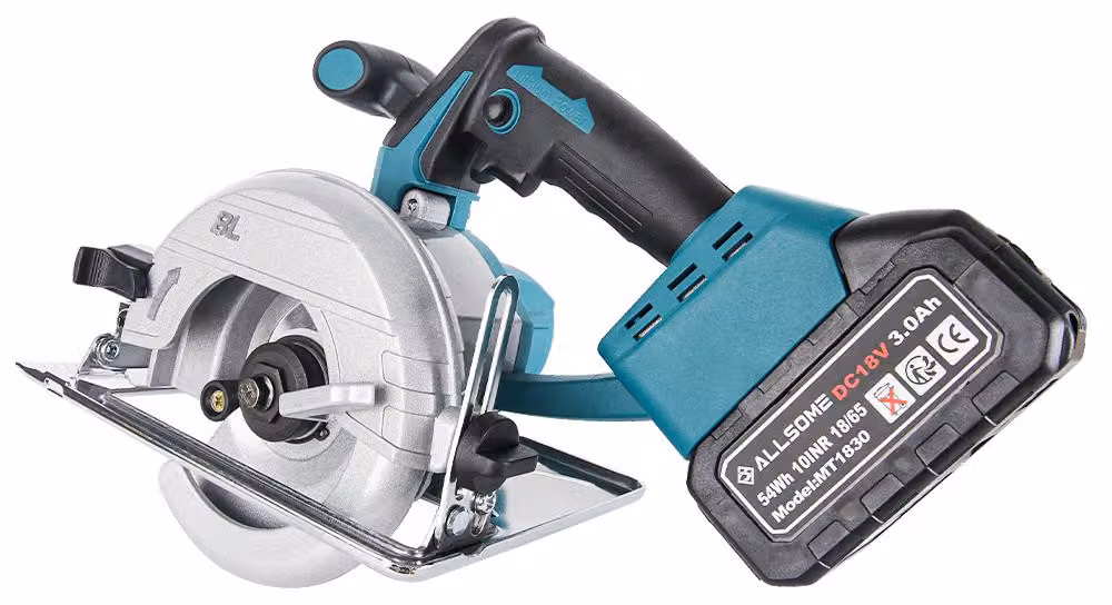 Sega circolare senza fili da 18V, diametro disco da 125 mm (5 pollici) - Motore brushless - Profondità di taglio di 40 mm