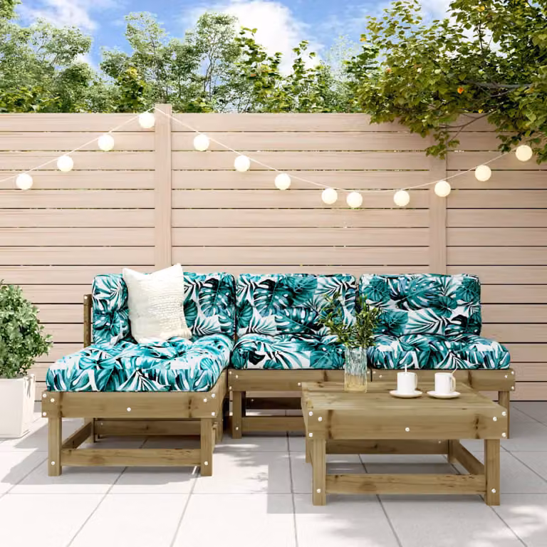 Maison Exclusive - Set da giardino da 5 pezzi in legno di pino trattato