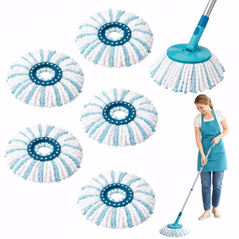 Confezione da 5 panni in microfibra per mop Leifheit Clean Twist