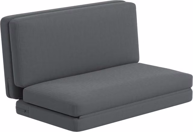 Poltrona Relax Pieghevole Minimal Grigio Scuro – 1