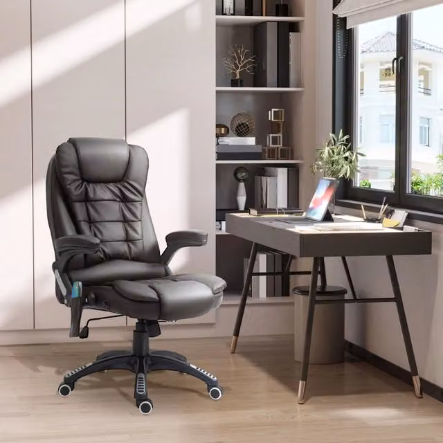 Poltrona da ufficio ergonomica con massaggio e calore