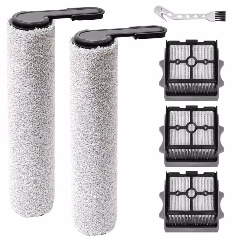 Set di accessori con 2 spazzole principali e 3 filtri HEPA, compatibile con aspirapolvere ad acqua e a secco