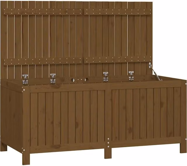 Contenitore da giardino Ambra in legno massello di pino color marrone L: 147 cm, P: 68 cm, H: 64 cm