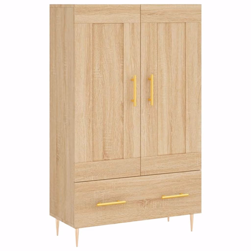 Credenza Rovere Sonoma 69,5x31x115 cm in Legno Multistrato