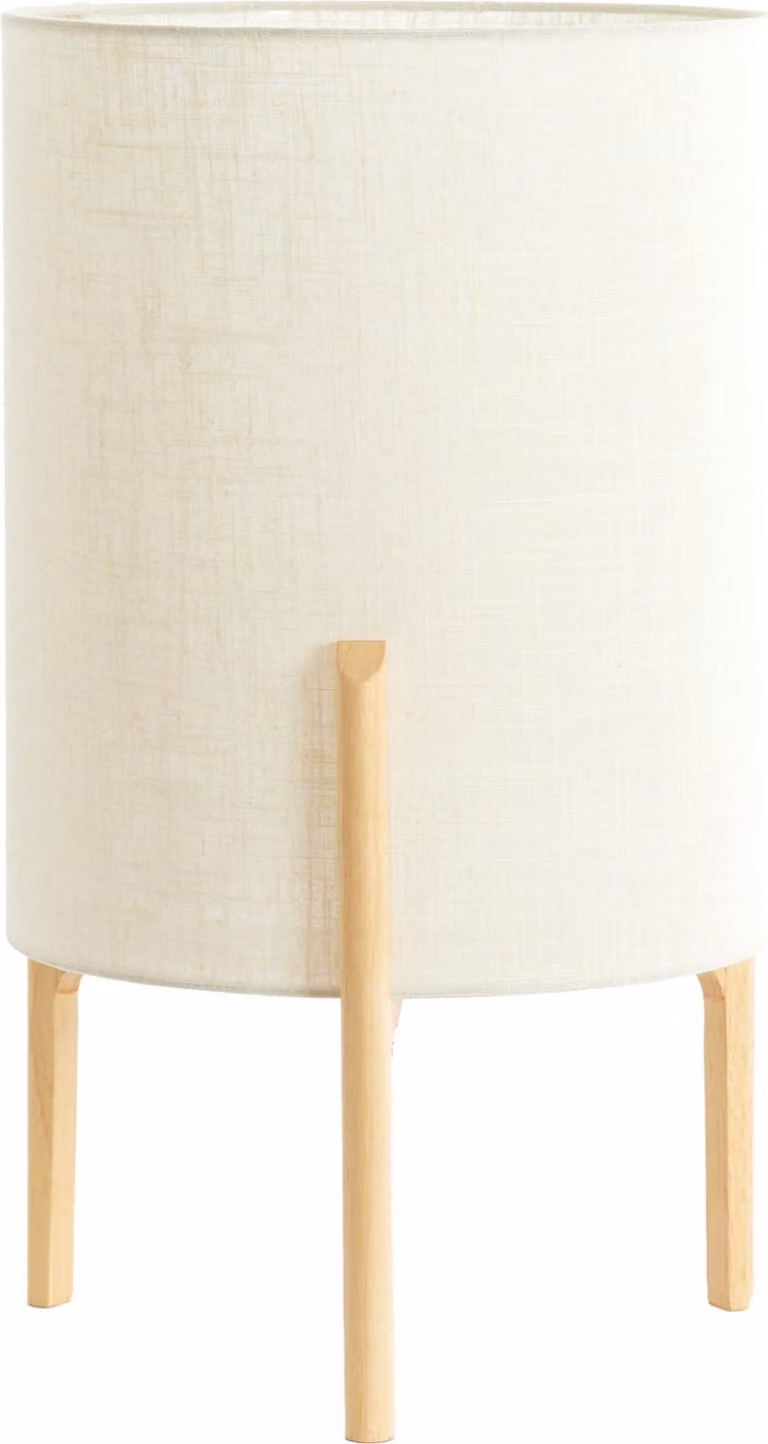 Lampada da tavolo - naturale - Litto - legno - lampada da scrivania - E27 - 1894588 - Light & Living