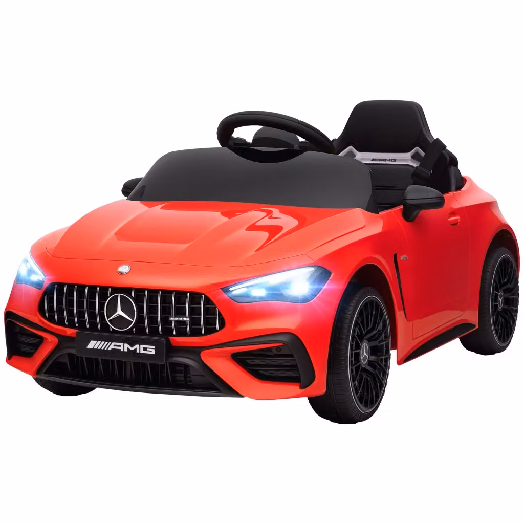 Auto Elettrica per Bambini Mercedes Minimal Rossa con Batteria Ricaricabile e Luci e Suoni – 2