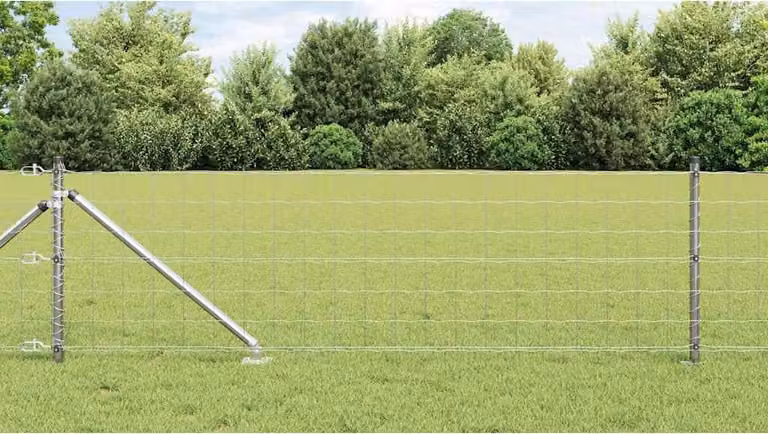 Recinzione in rete saldata con punte 25 x 0,8 m (L x H)