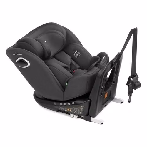 Seggiolino auto Be Cool Cosmos 7060 Z12 nero con rotazione 360° omologato I-Size per altezza 40-150 cm – 2
